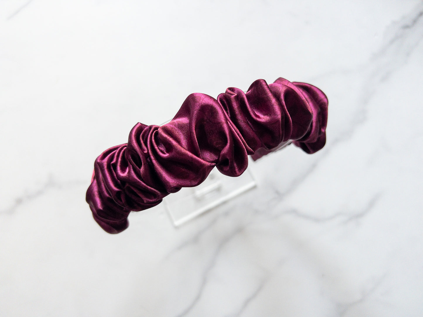 Christmas Beauty Satin Scrunchie Headband