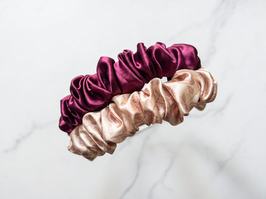 Christmas Beauty Satin Scrunchie Headband