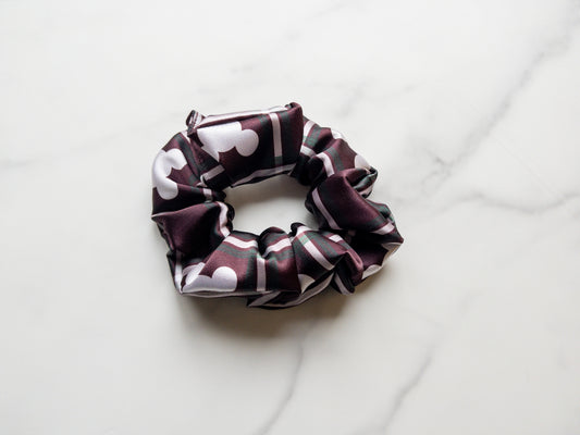 Satin Mousey Plaid Scrunchie