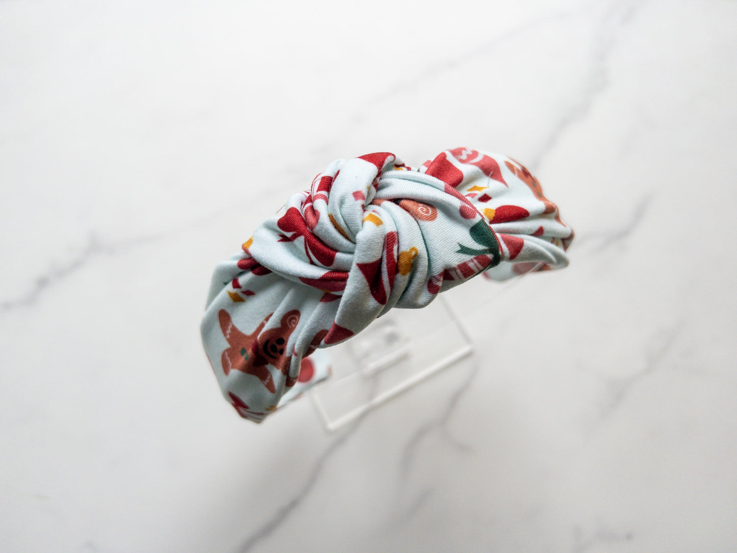 Gingerbread Sweets Top Knot Headband