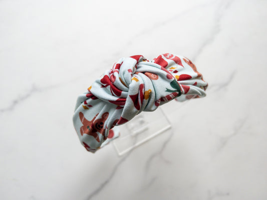 Gingerbread Sweets Top Knot Headband