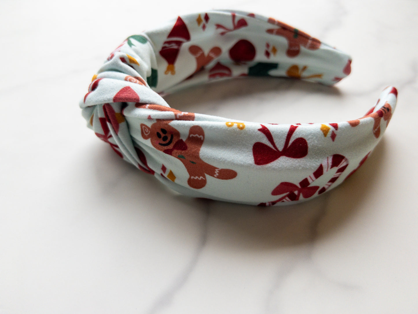 Gingerbread Sweets Top Knot Headband