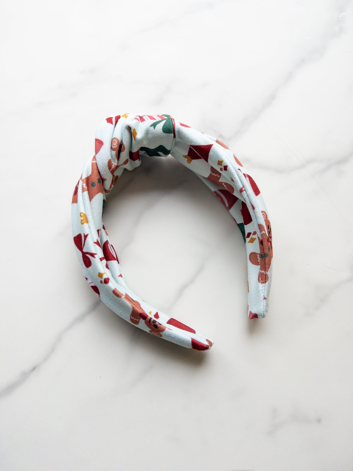 Gingerbread Sweets Top Knot Headband