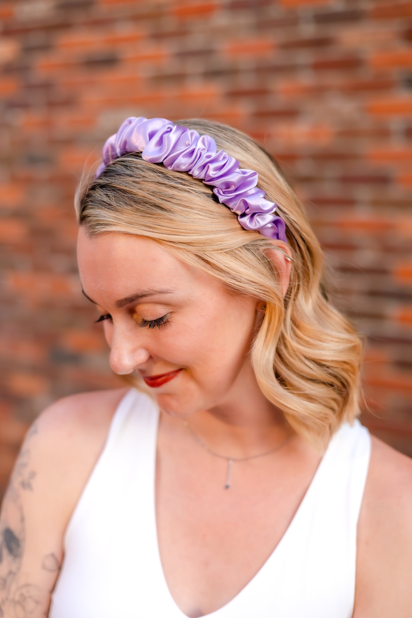 Satin Scrunchie Headbands