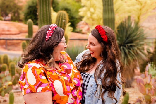 Satin Scrunchie Headbands