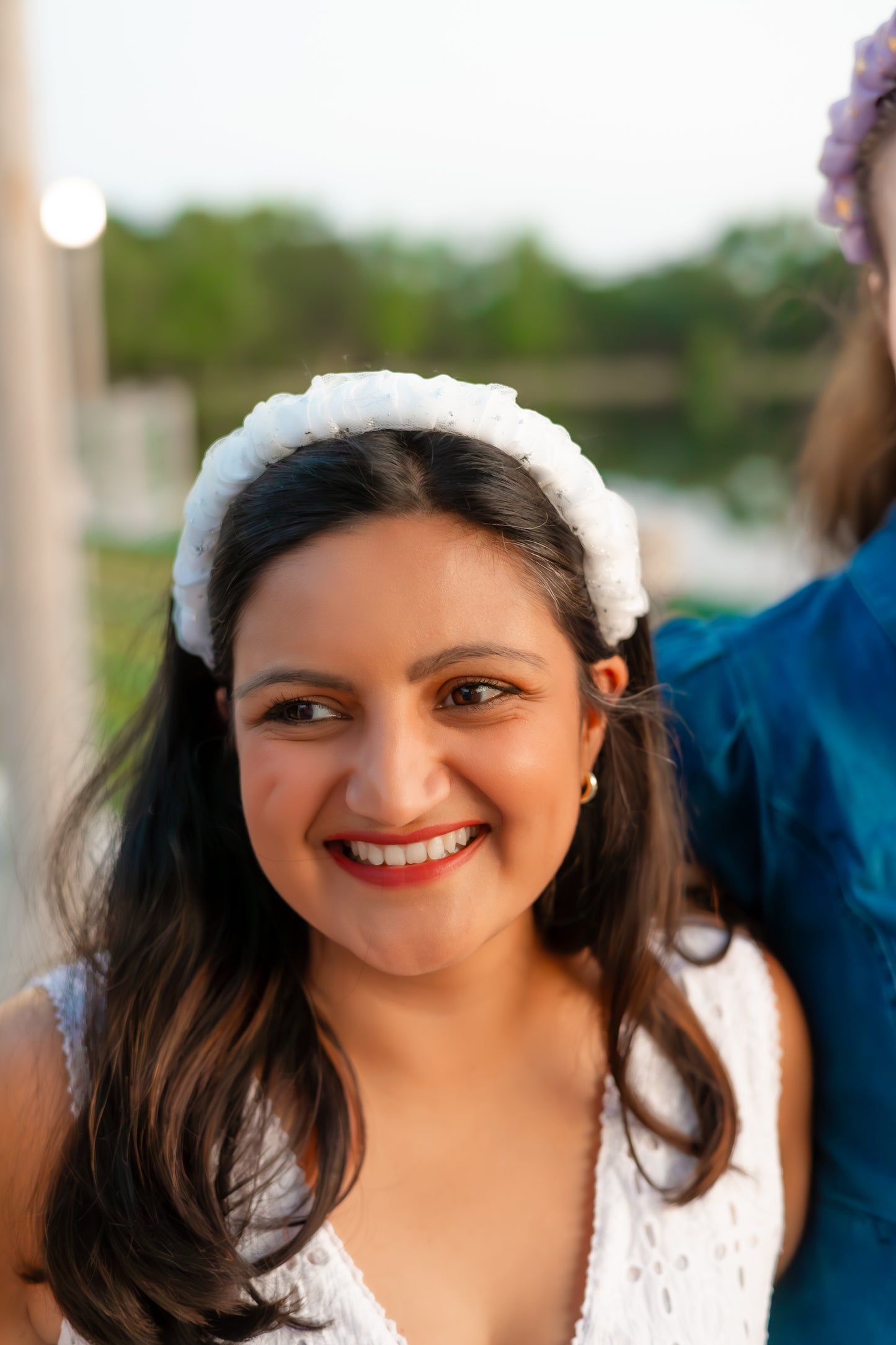 Silver Pixie Dust Scrunchie Headband