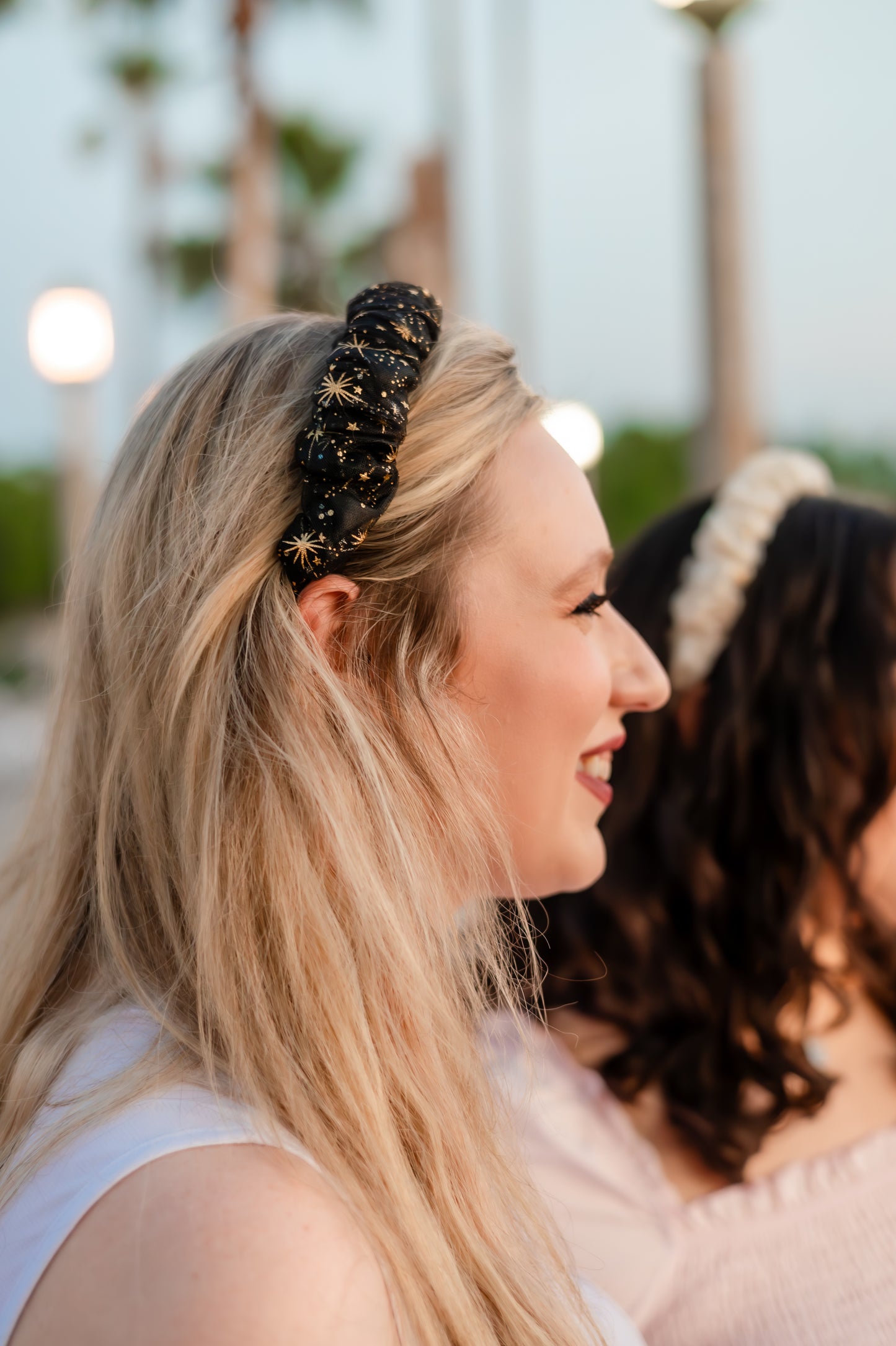 Gold Pixie Dust Scrunchie Headband