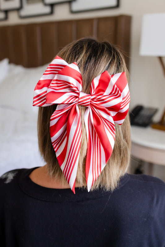 Candy Cane Eloise Bow