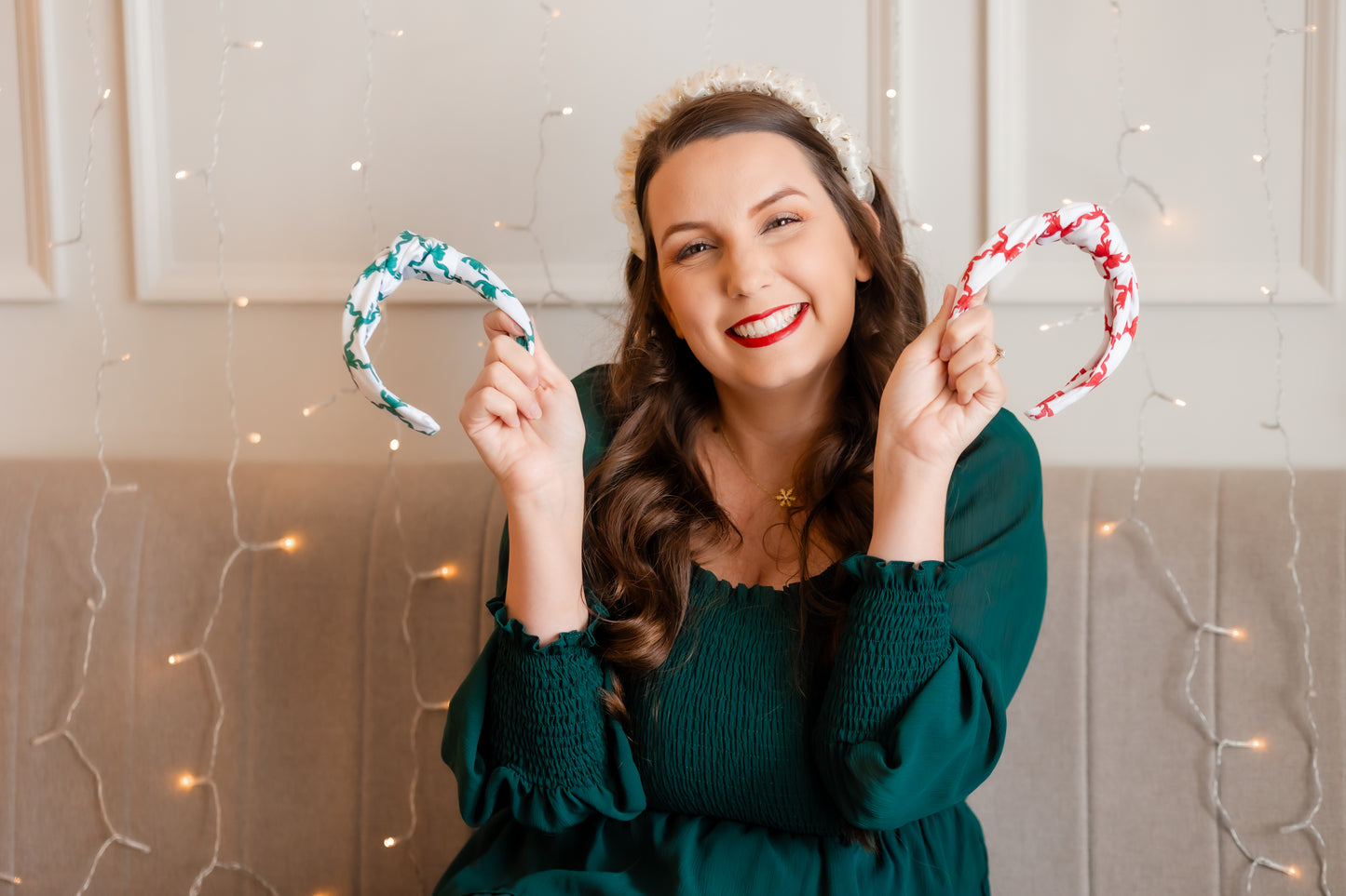 Ribbons & Bows Top Knot Headband