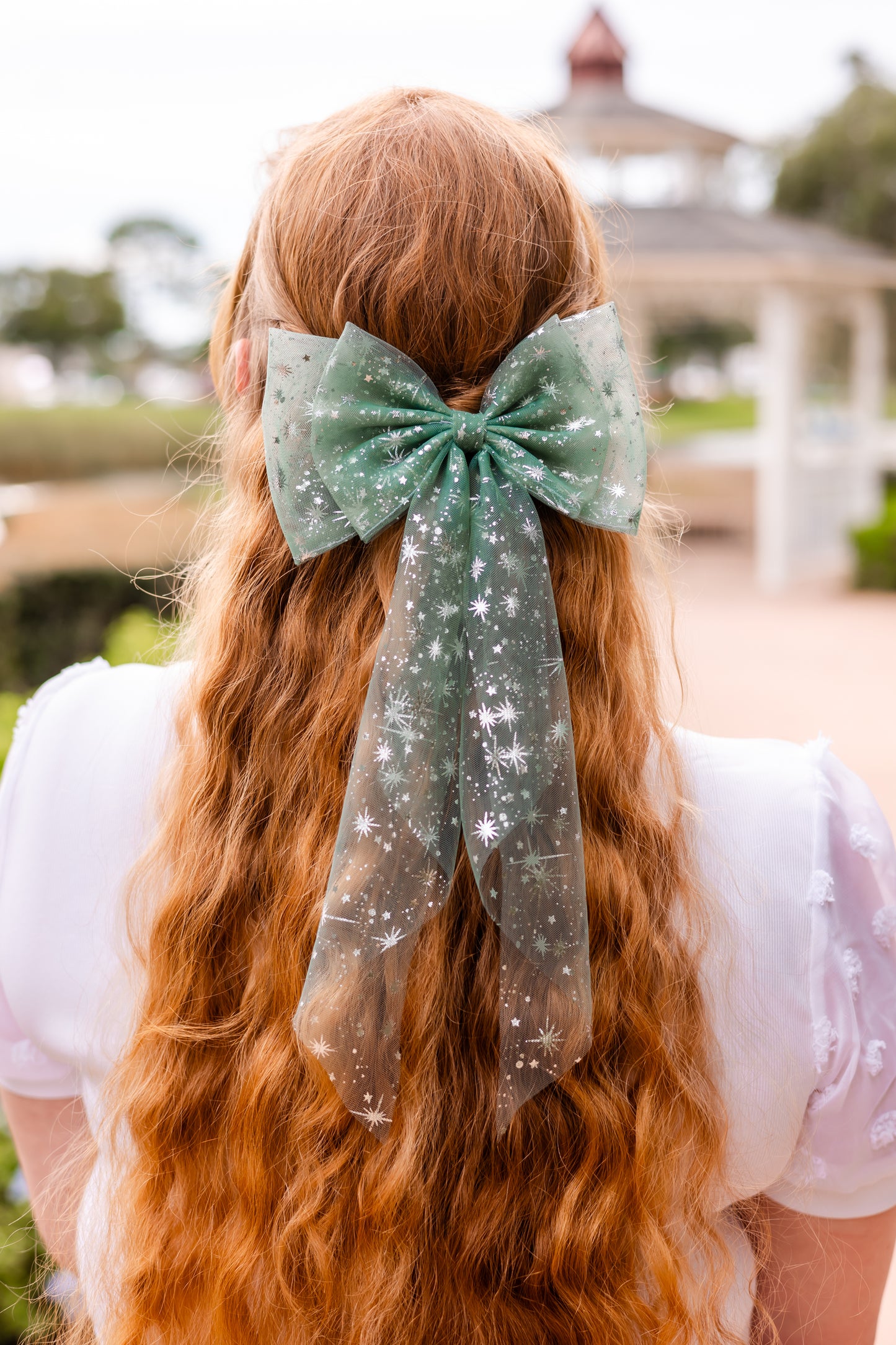 Seasonal Pixie Dust Tulle Hair Bow