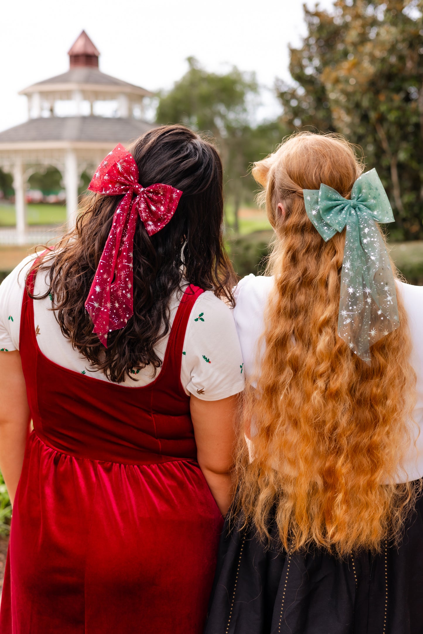 Seasonal Pixie Dust Tulle Hair Bow