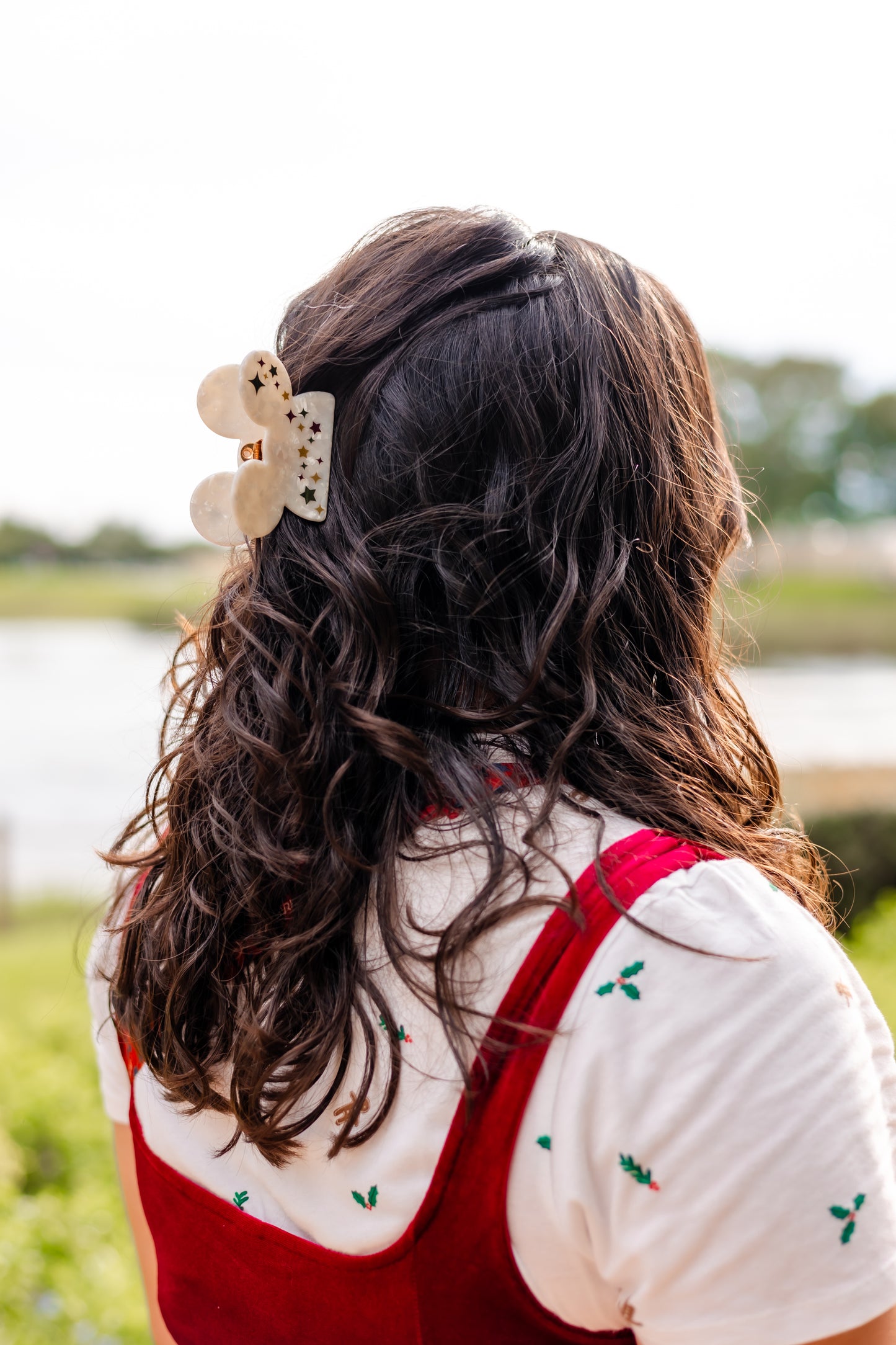 Holiday Mousey Claw Clips