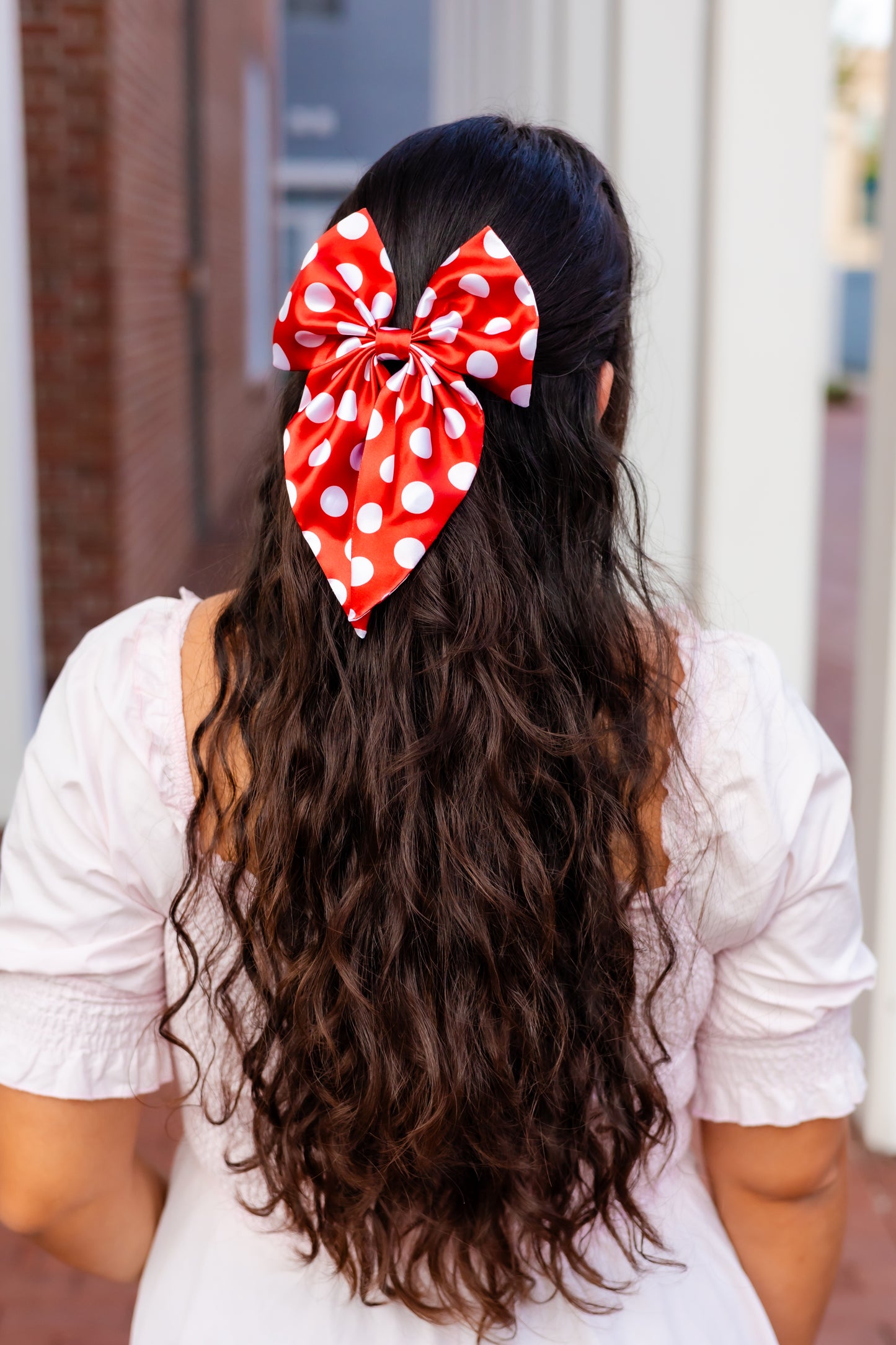 Dotted Noelle Bow