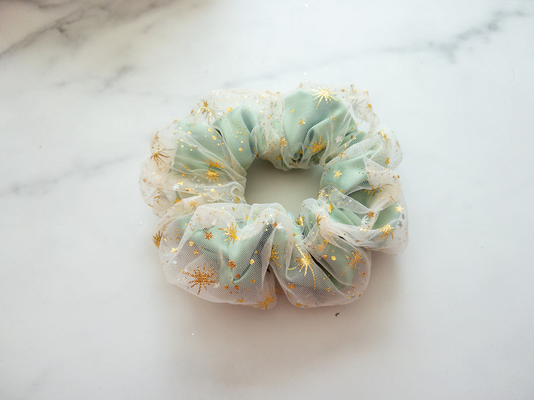 Gold Pixie Dust Scrunchie