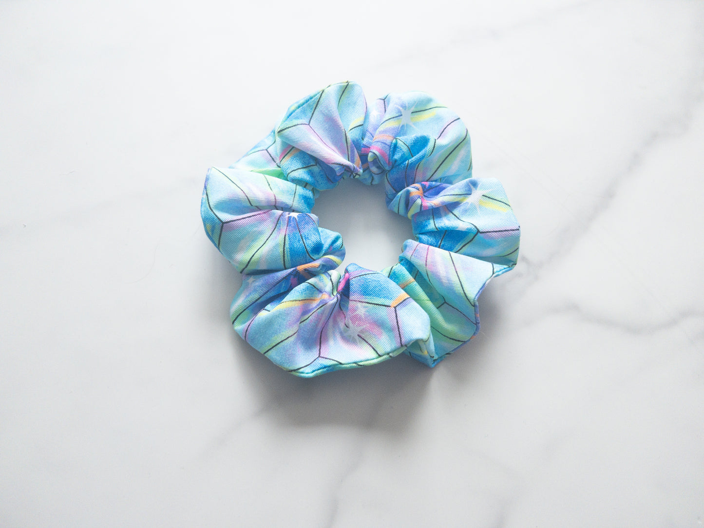 Cotton Candy Earth Scrunchie