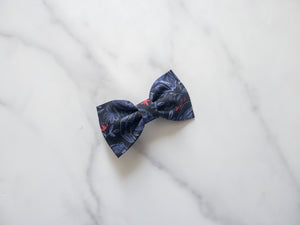 Galactic Floral Mini Bow