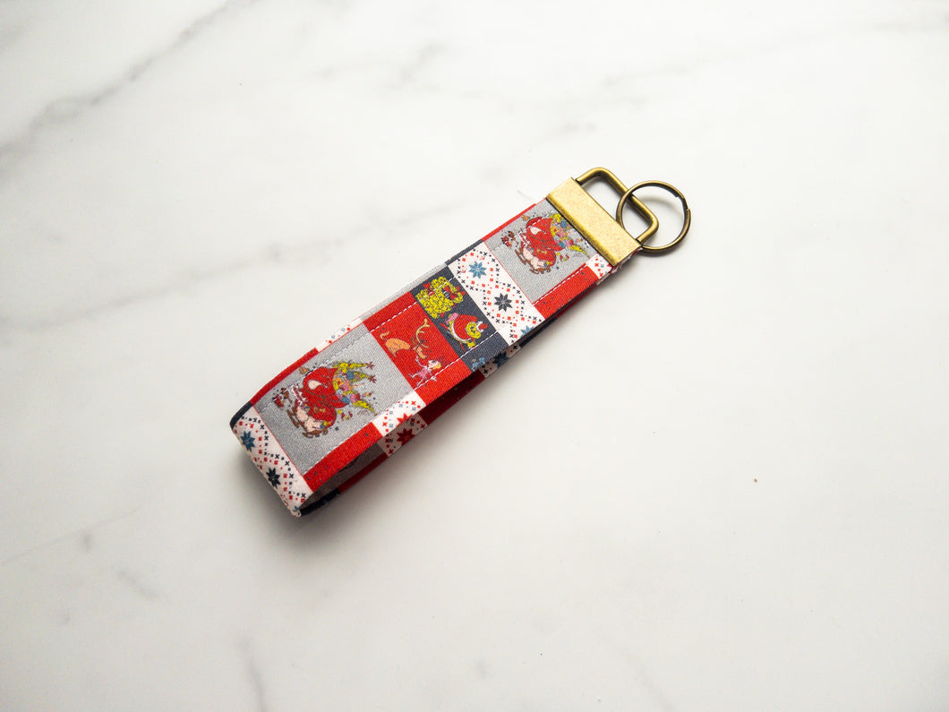 Mean One Patches Wristlet Key Fob