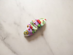 Summer Snack Scrunchie Barrette
